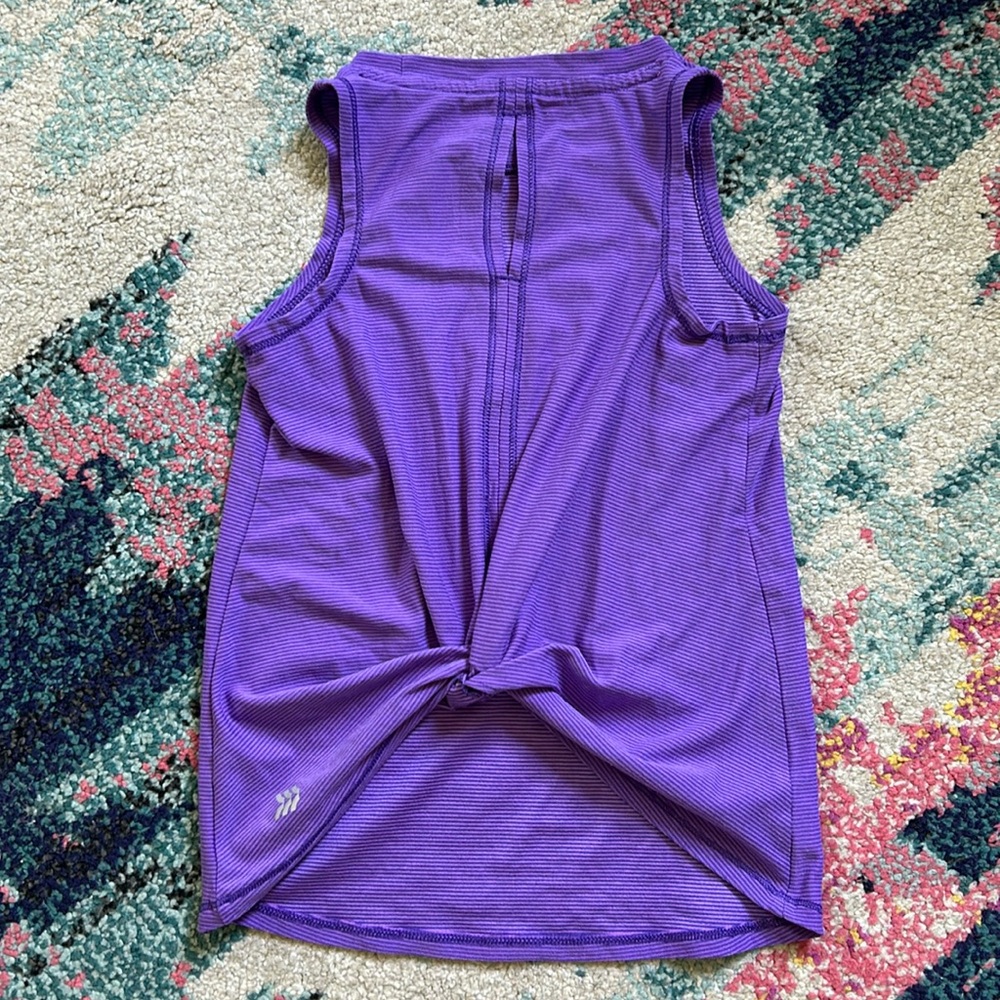 Striped Athletic tank top